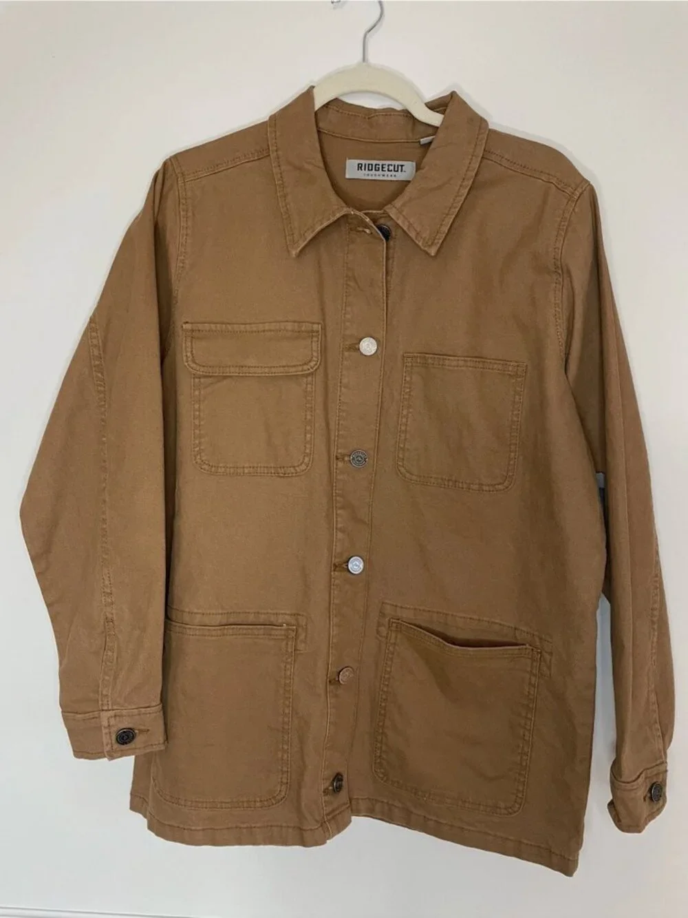 Ridgecut Tough Wear Women’s Canvas Work Jacket Shacket Size Medium New A115